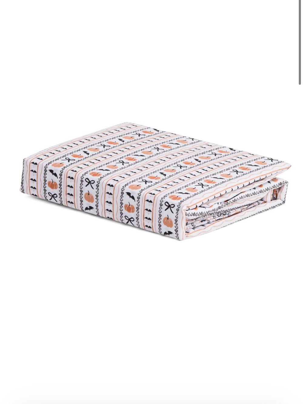 Cupcakes & cashmere adorable halloween queen bedsheet set, pumpkins bats bows - Picture 2 of 5